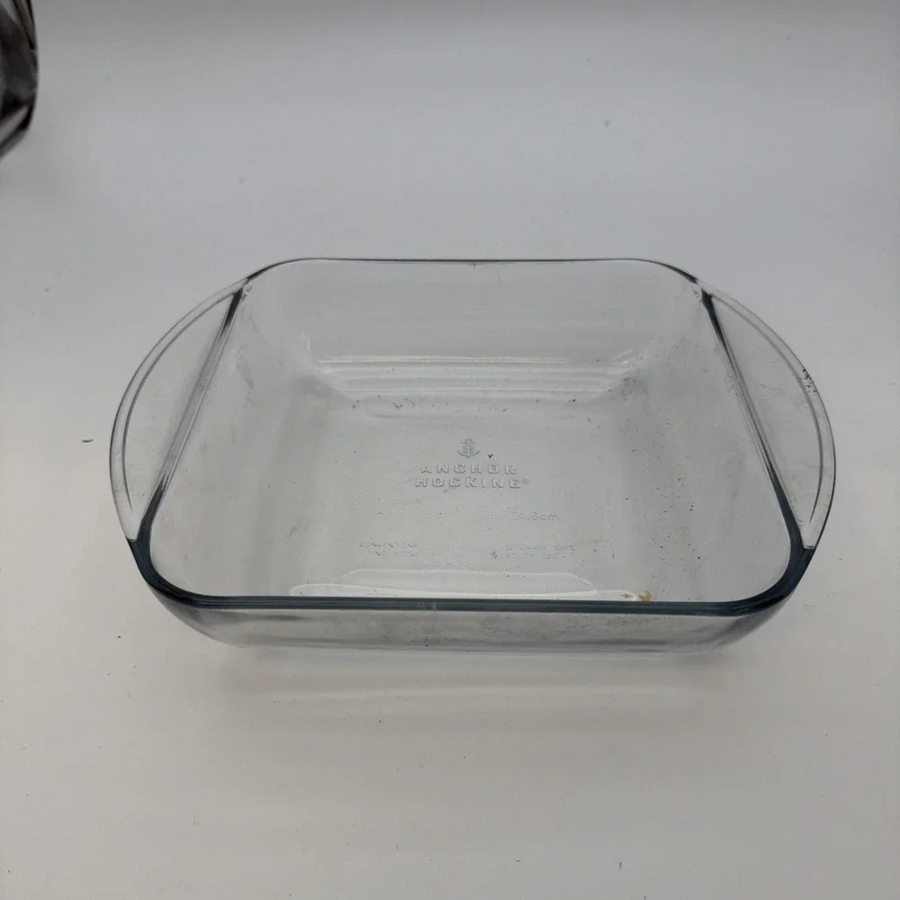 ANCHOR HOCKING CO Glass Baking Dish 8.5 X 8.5